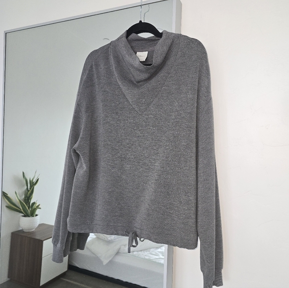 Varley DoubleSoft Betsy Sweat Pullover Sweatshirt Black Sz M - Picture 3 of 8